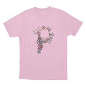Fancy That Buttons Unisex T Shirt Pink