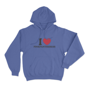 I Love PinkPantheress Unisex Hoodie Blue