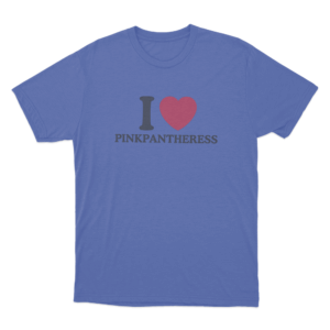 I Love PinkPantheress Unisex T Shirt Blue