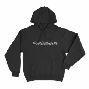 PinkPantheress Script Unisex Hoodie Black